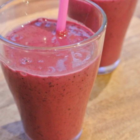 mustikka banaani smoothie