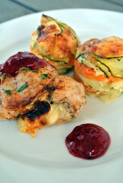 broilerifilee leipajuustolla