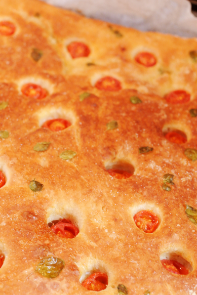 tomaattifocaccia uunista