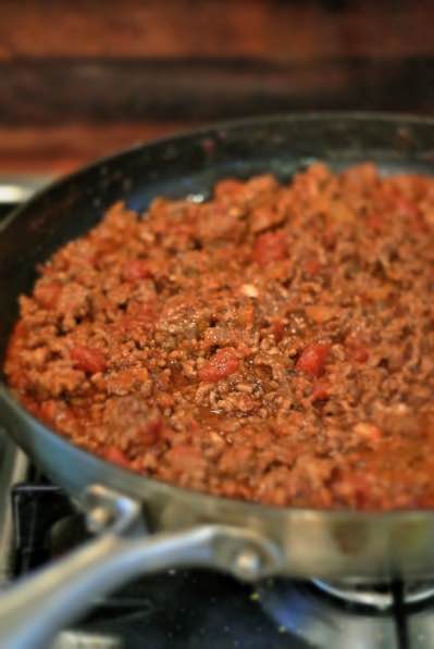 Chili con carne paistinpannulla