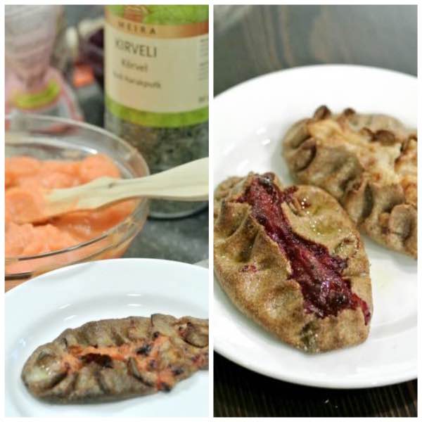 Karjalanpiirakoita erilaisilla täytteillä