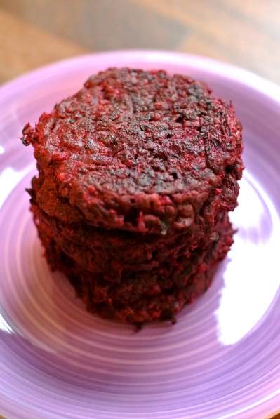 Punajuuripihvit lettupannulla